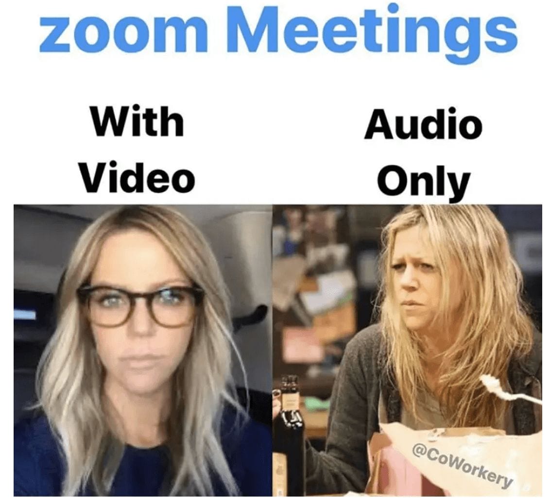 zoom meeting images funny